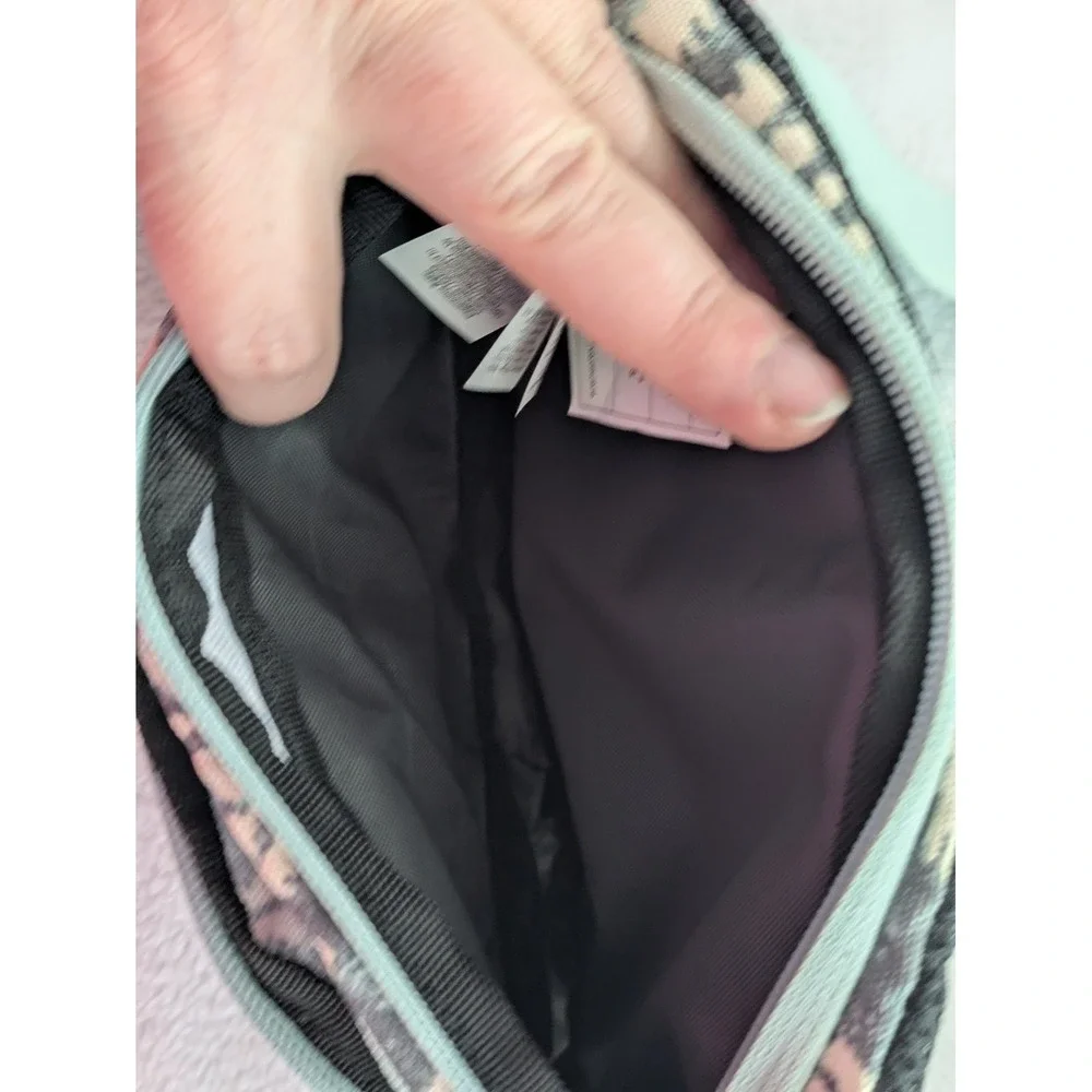 KAVU Canvas Spectator Belt Bag Hip Fanny Pack Camo Teal Green Blue Brown